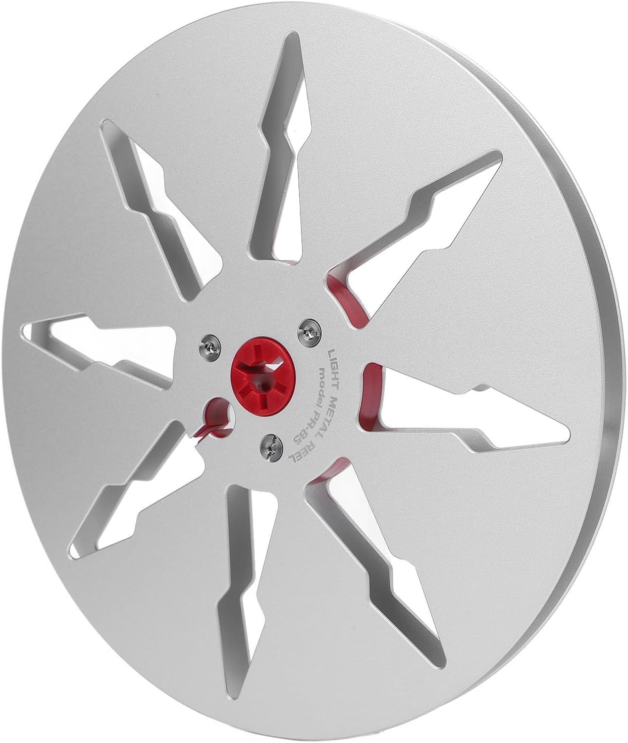 GOTOTOP 7 Inch Empty Tape Reel with 8 Holes for Universal Vacuo Tackup Reel Design for Revux Studer (Silver)