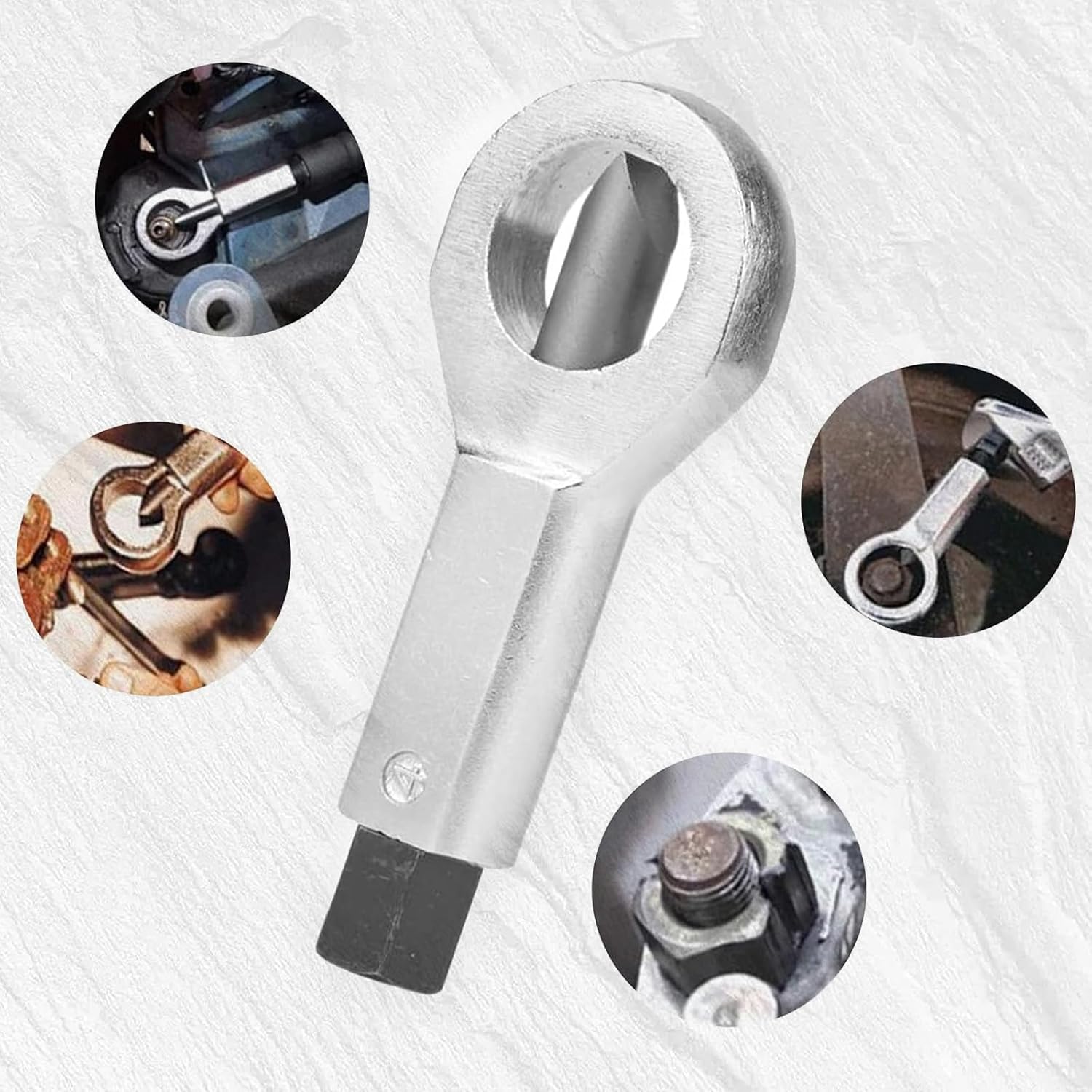 Metal Nut Splitter Tool 4PCS, 9mm - 27mm Nut Breaker Tool Heavy Duty for Removing Broken, Damaged and Damaged Nuts