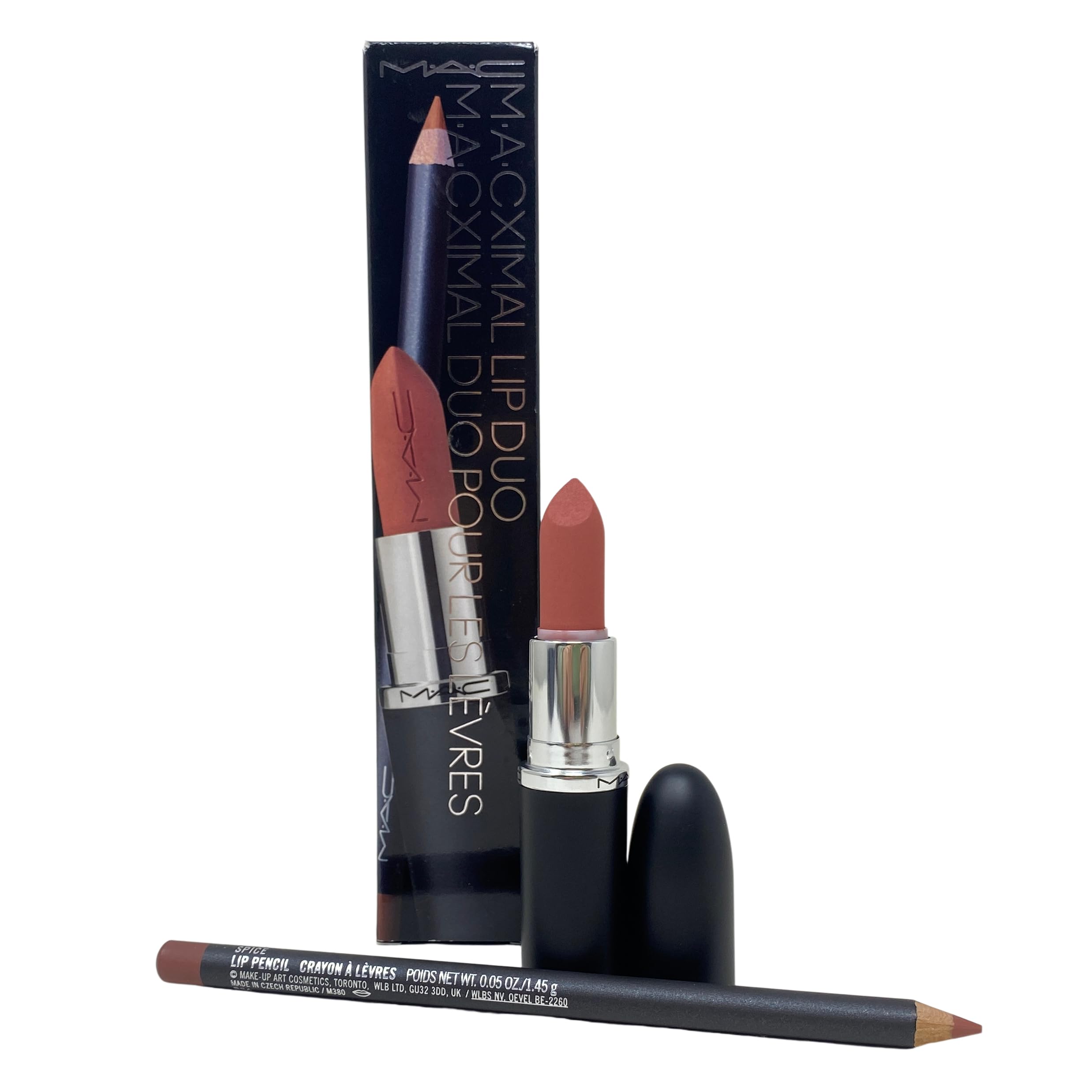 Amazon.com : MAC Cosmetics M·A·Cximal Lip Duo - Velvet teddy