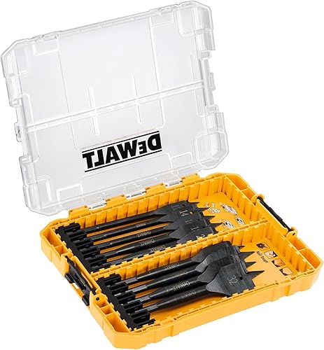 DEWALT Extreme DT70751-QZ - Juego de 9 brocas para madera plana