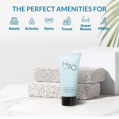 Miniatura 2 de H2O Therapy Acondicionador, tamaño de viaje, hotelería, 0.85 oz (caja de 20)