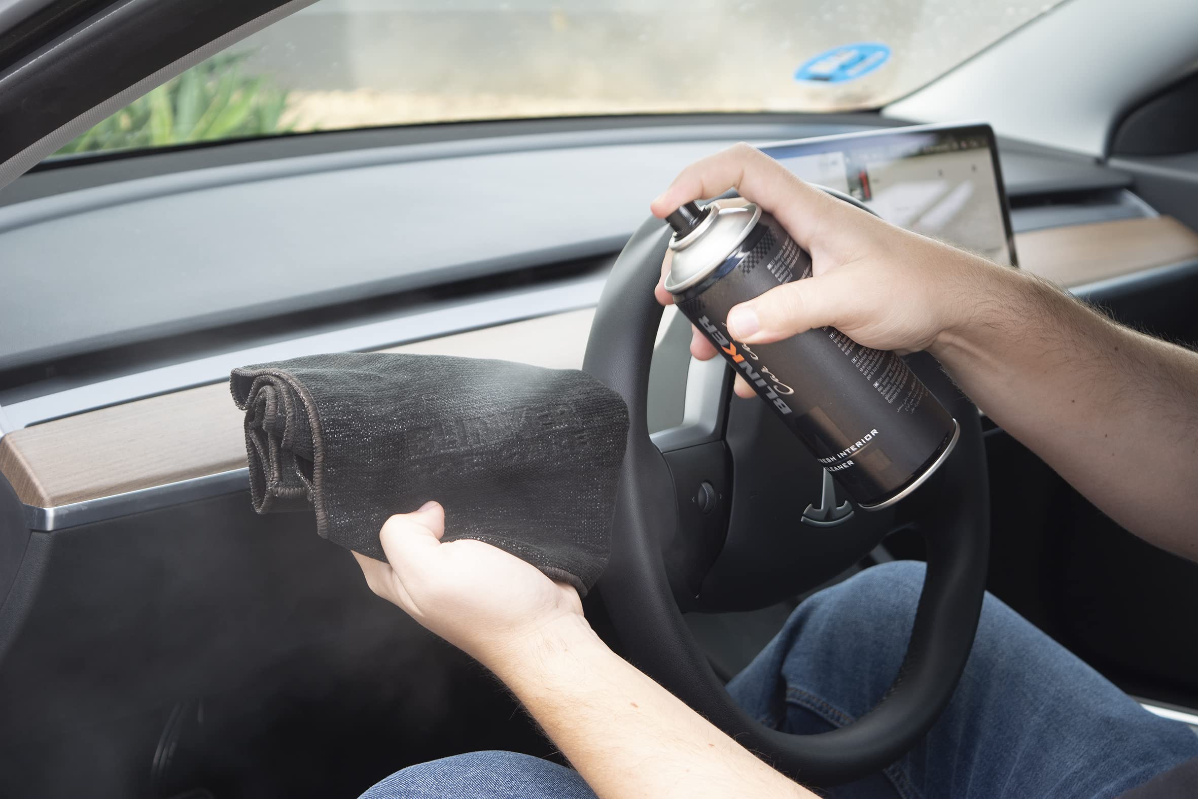 Nettoyant Lustrant Tableau De Bord Voiture - Sans Silicone, Résistant Eau Et Chaleur, Pour Cuir, Plastique, Bois