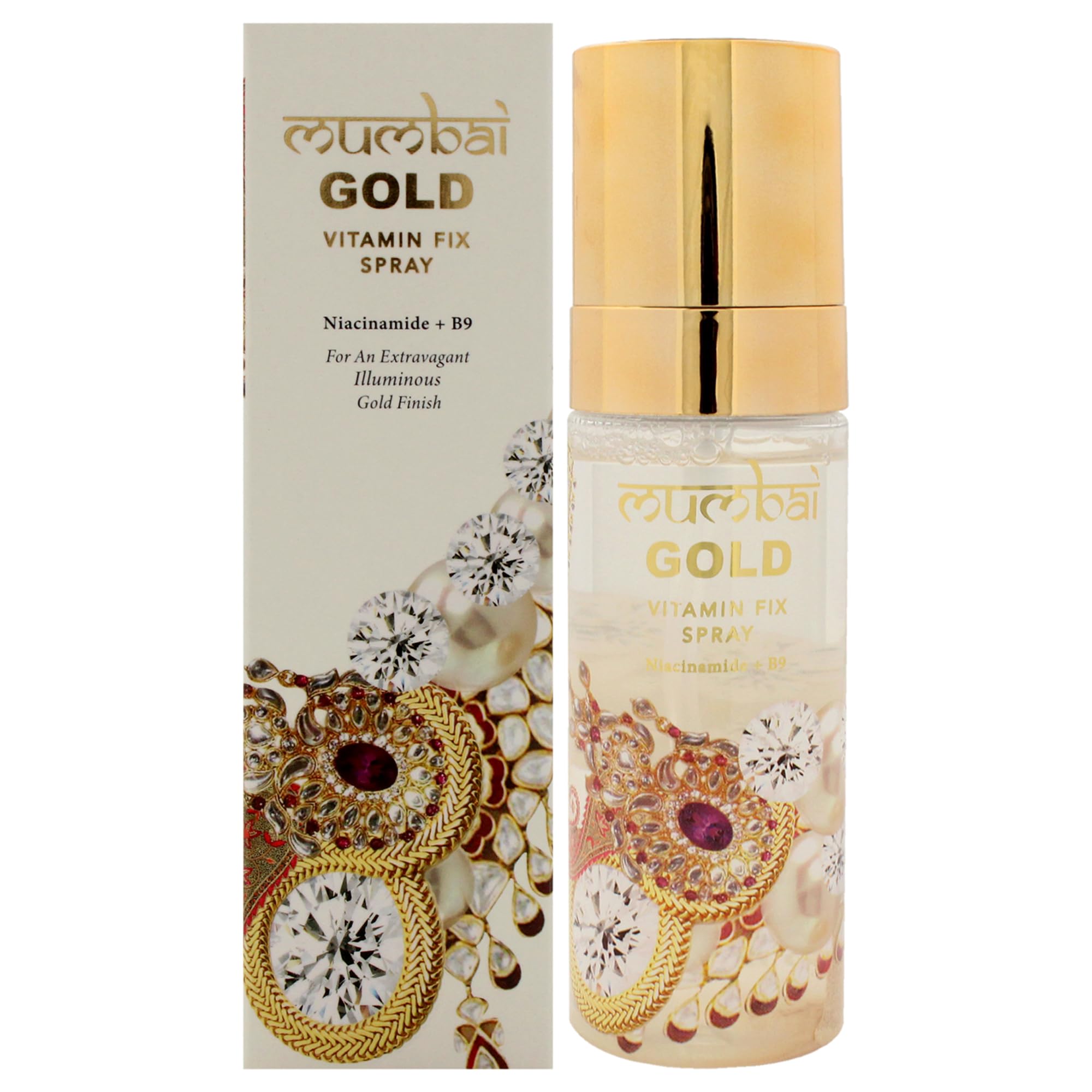 Amazon.com: Klara Cosmetics Mumbai Gold Spray - Setting Spray for