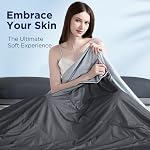 Elegear Cooling Comforter,90X108 inch Cooling Blanket King Size Q-Max >0.55,Double-Sided Arc-Chill Moisture-Wicking Comforter Lightweight Quilt for Hot Sleeper Night Sweats,Soft Weighted Blanket,Grey