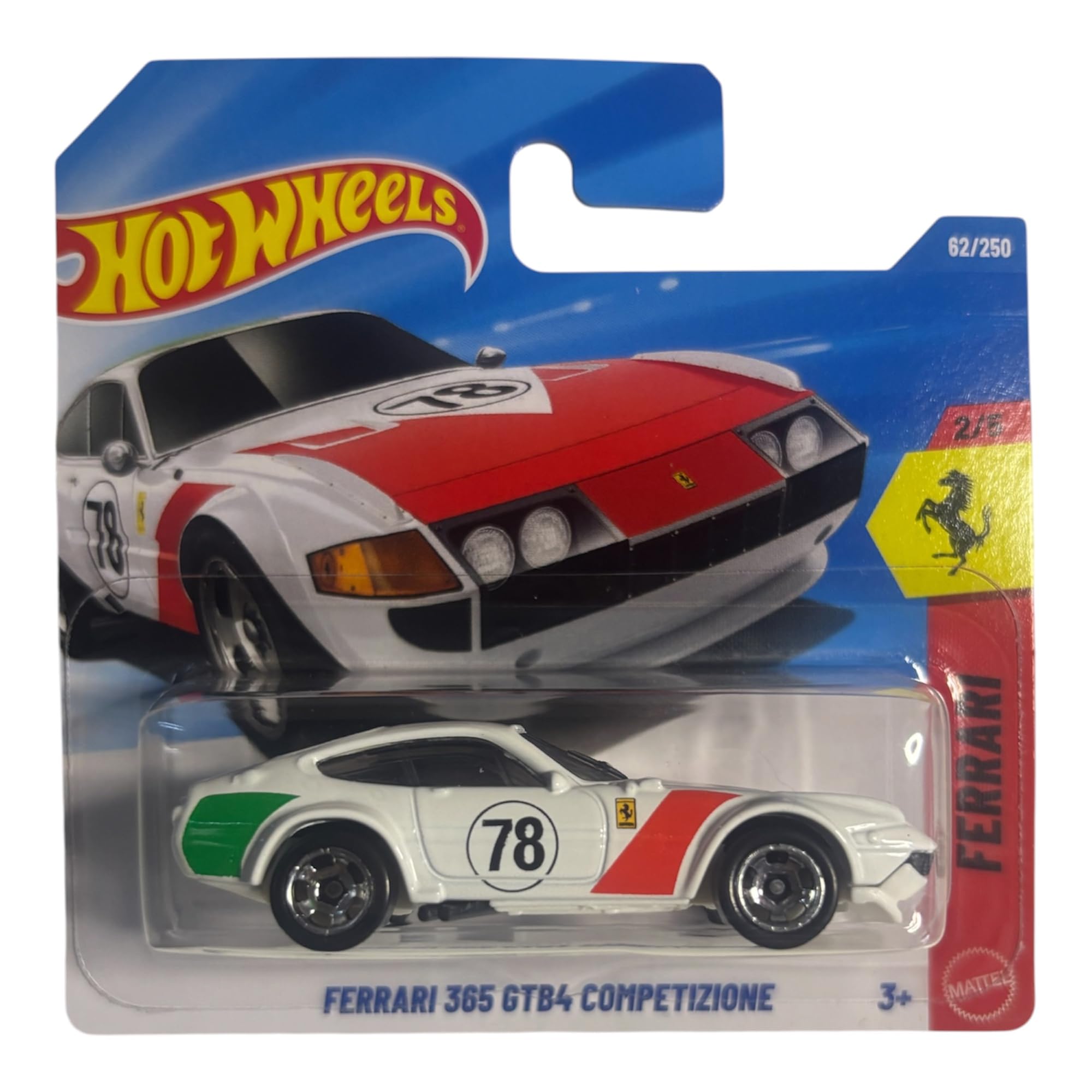 Ferrari 365 GTB4 Competizione Die Cast Car 1:64 Scale