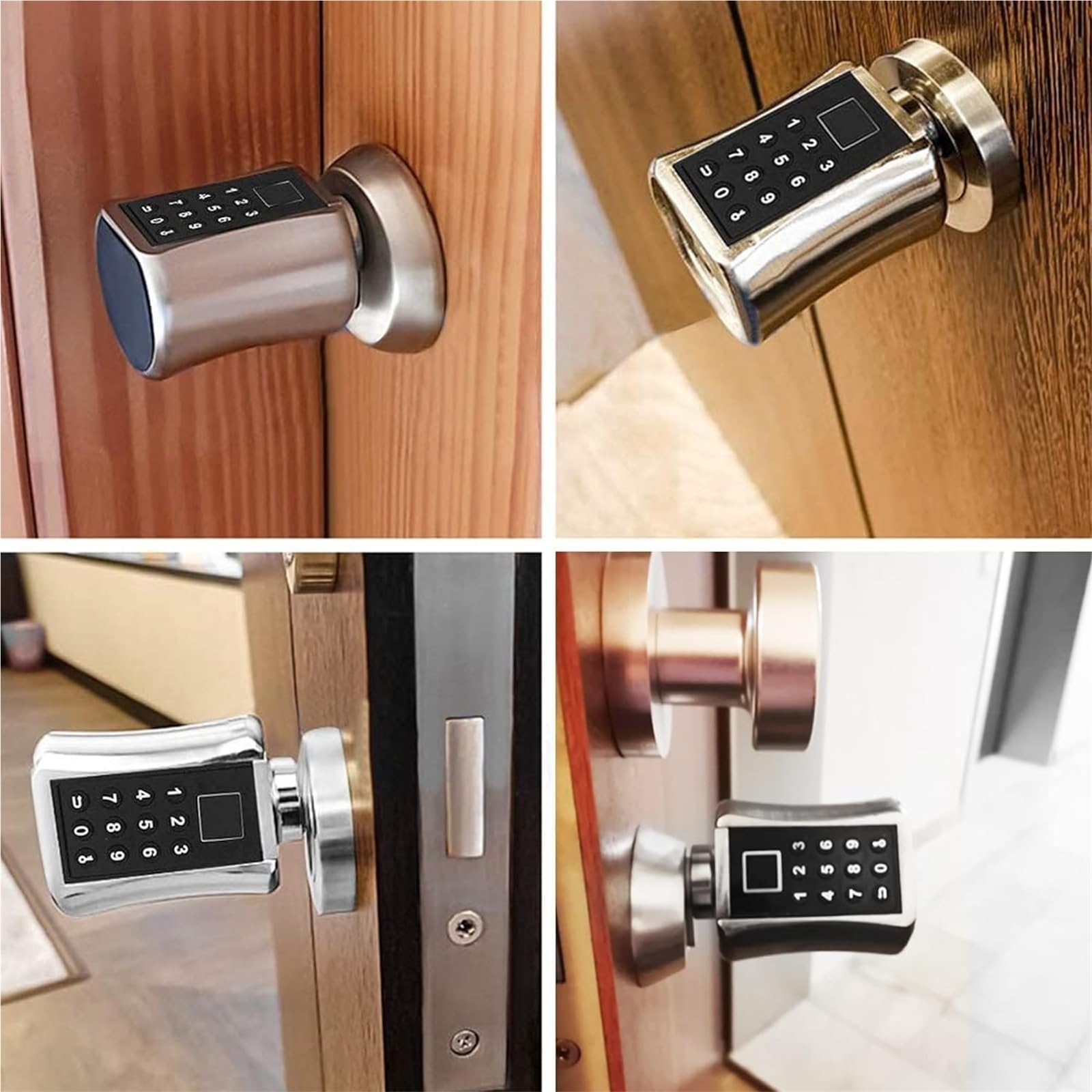 Serratura for impronta digitale di sicurezza elettronica for con codice Controllo APP Smart Life Anti-trapano Anti-Pick(A40 B40)
