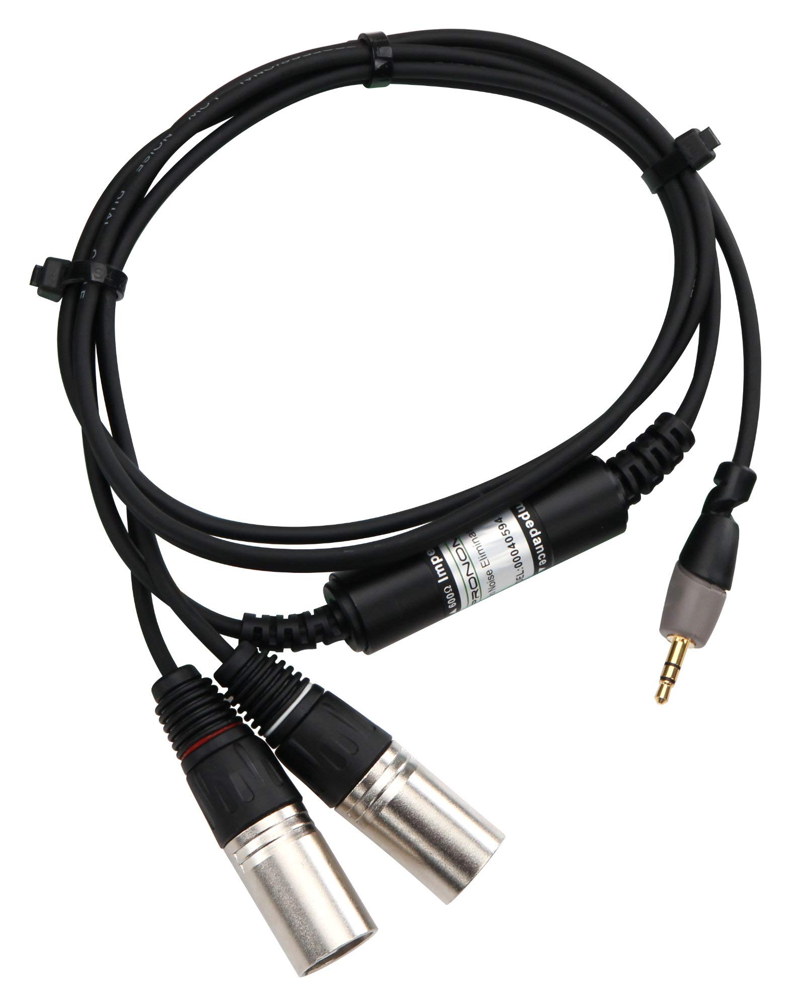 Pronomic ANE10-1.5JX Câble Audio Noise Eliminator Jack/XLR (câble anti-interférences, impédance : 600 Ohm, tenue en tension : 500 V DC, longueur 1,5 m), noir