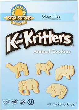 Kinnikinnick Animal Cookies - Case of 6 - 8 oz.