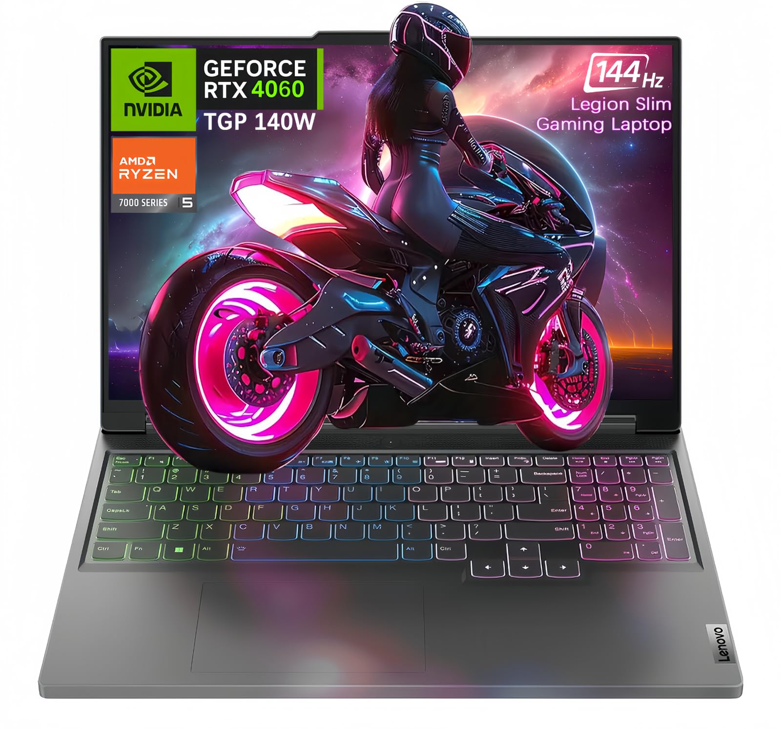 Amazon.com: Lenovo 2023 Portable Legion Slim 5 Gaming Laptop, AMD 