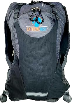 ExtremeMIST 8 Liter Complete Hydration Backpack, Many Features! Large Gray