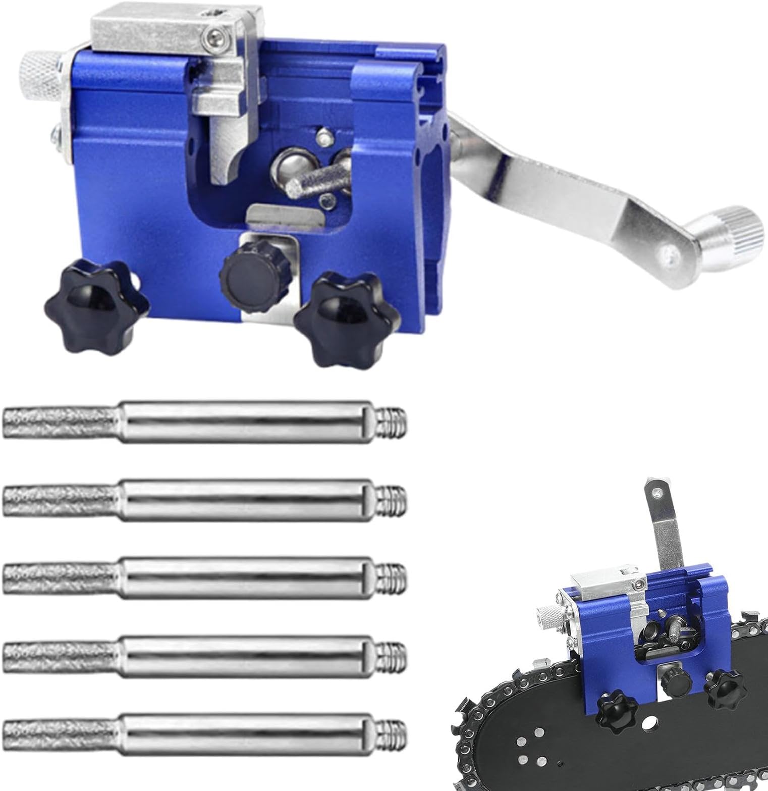 Chainner, Chain Sauna Tool - Manual chain soning tool with 5 rods, work supplies for electric saws, hand tools for garden workers