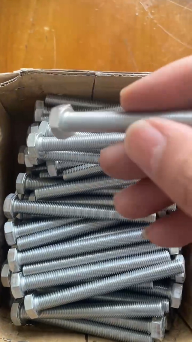 Image of Junter 10pcs M8-1.0 x 70mm Pitch Fine Thread Metric Hex Bolts 304 Stainless Steel Hexagon Fully Threaded Screws DIN933