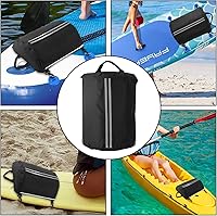 Vista 6 de Boczif Bolsa de cubierta, bolsa de almacenamiento de malla para kayaks, tablas de surf, S-u-p, accesorios de pie y tabla de surf, enfriador de tabla