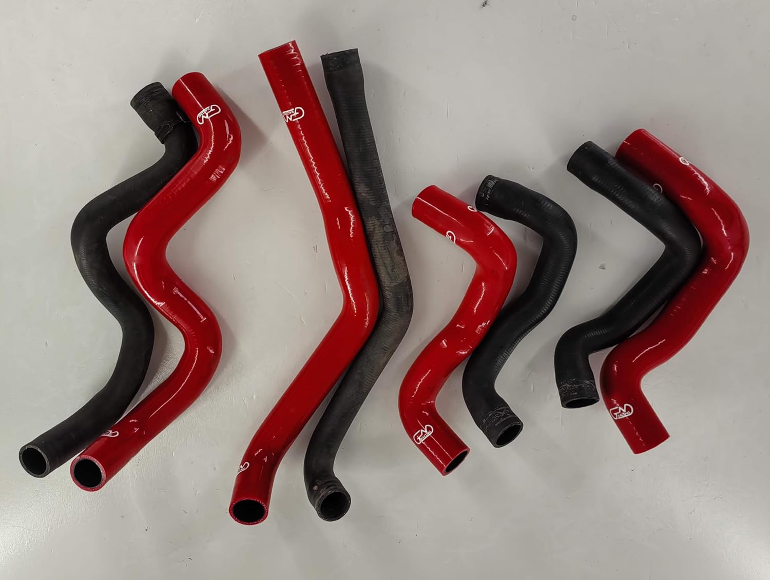 Silicone Radiator Coolant Hose Kit + Clamps Compatible With Mi ni Cooper S MK2 R56 R57 (Blue)