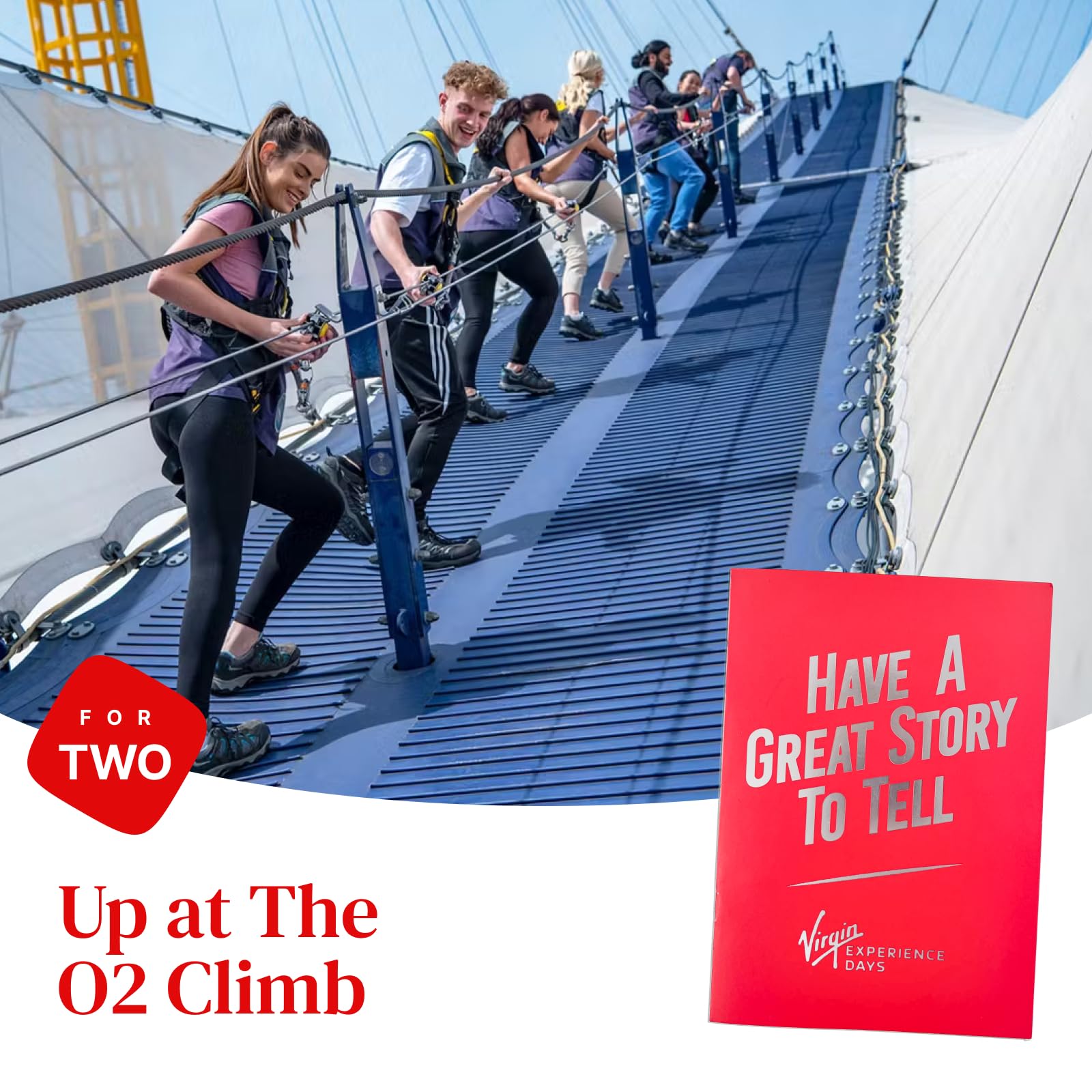 Up at The O2 Climb for Two, London Rooftop Experience Gift