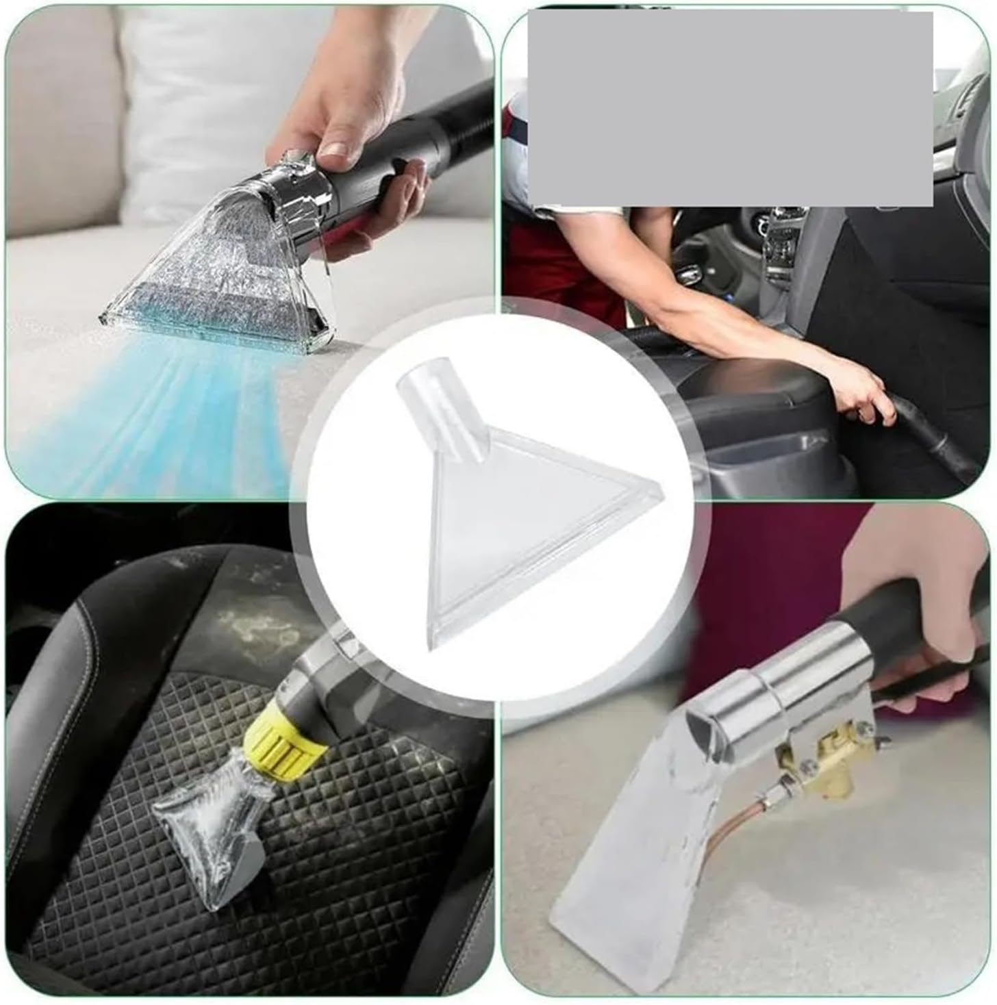 Carpet Cleaning Extraction Nozzle PVC Universal Vacuum Extractor Suction Head Vacuum Cleaner Accessories Suction Head Brush Head(A)