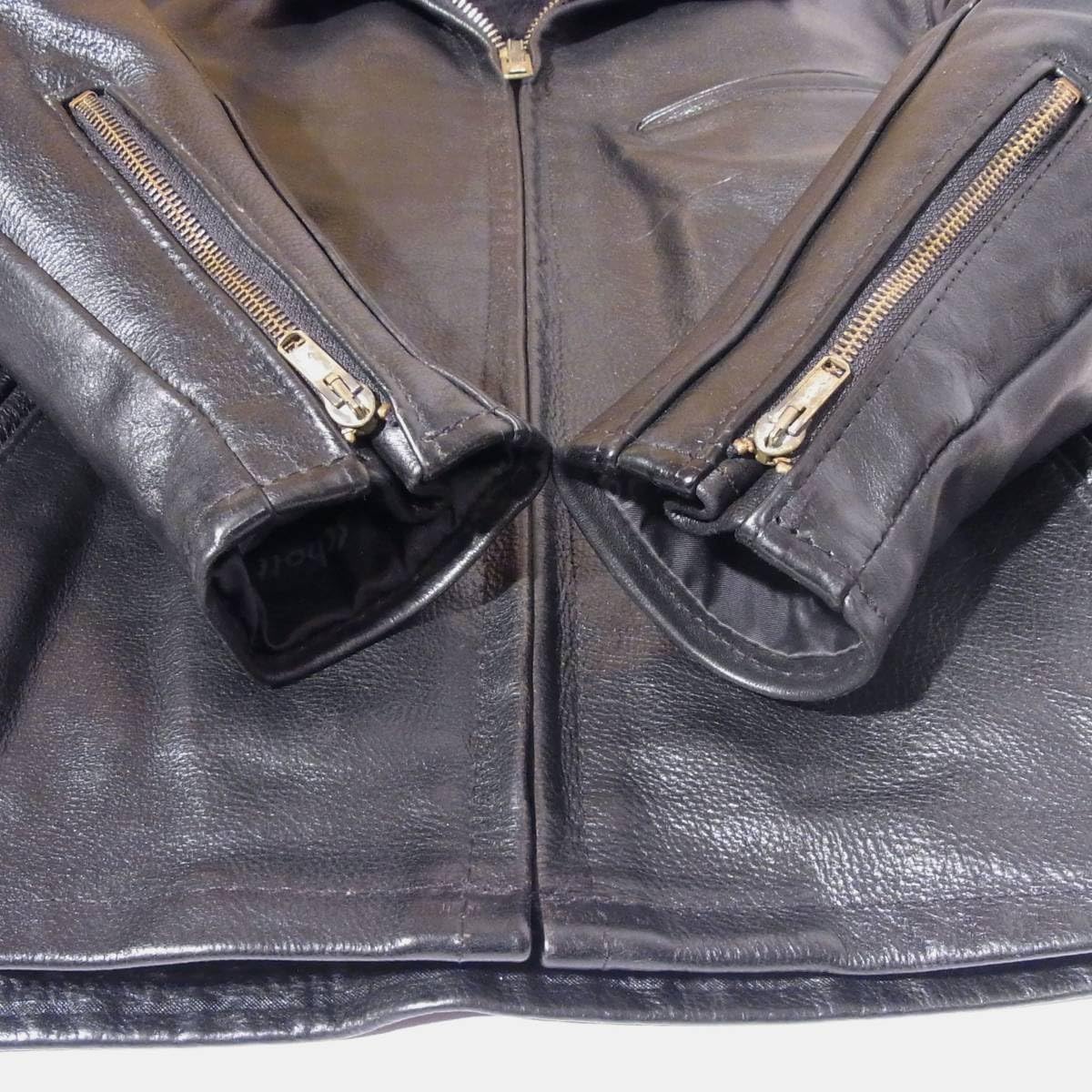 Schott シングルライダースレザージャケット ボアライナー 642VS