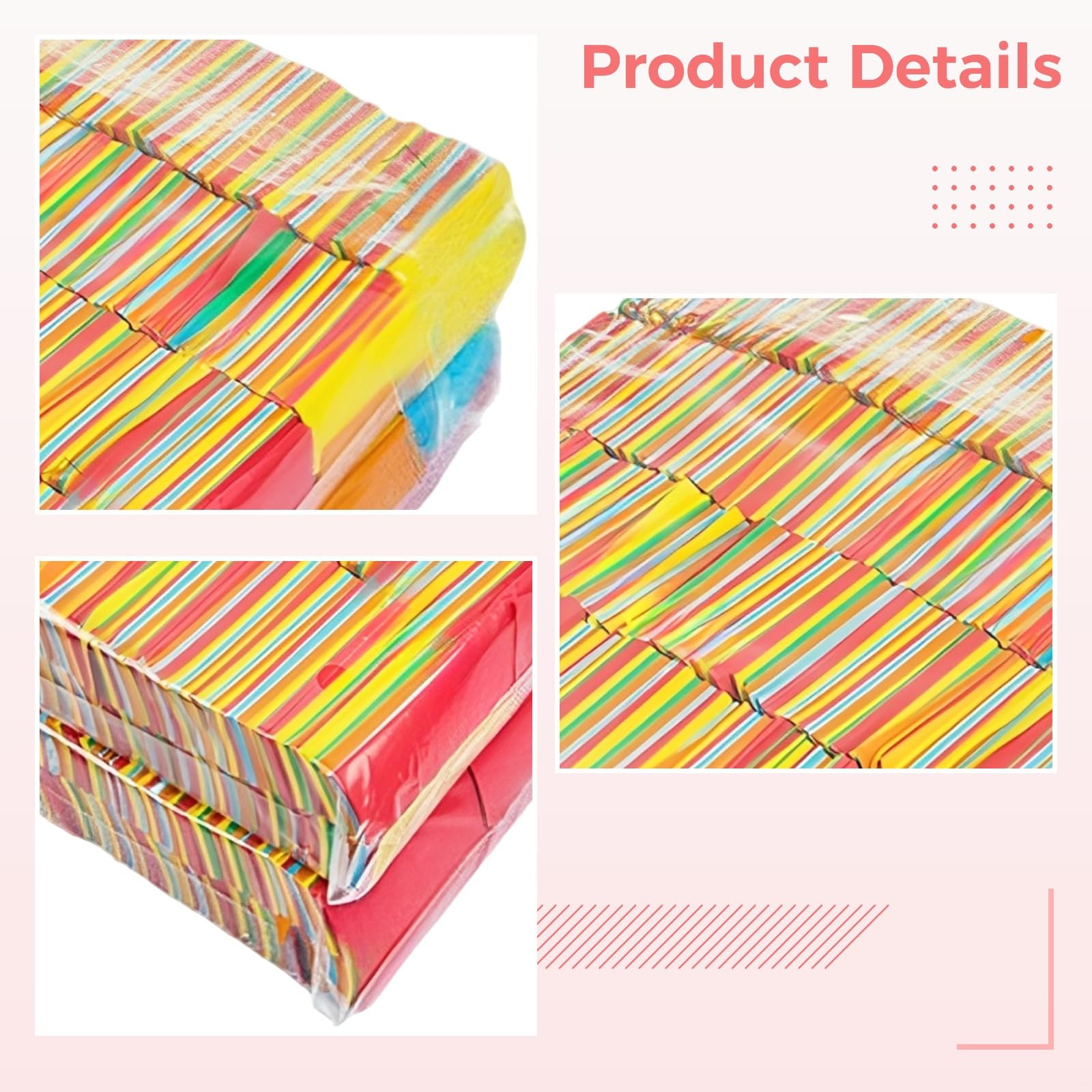 Mehrfarbiges Konfetti-Papier, schwer entflammbar, Seidenpapier-Konfetti für Party, leichter Konfetti-Füller, Regenbogen-Maschine, Baratmosphäre, für Konfettikanone