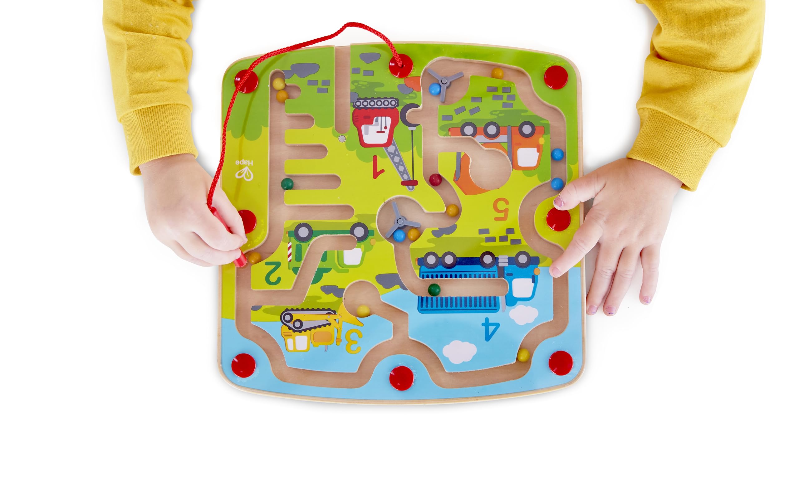 Hape Labyrinthe magnétique véhicules de Chantier