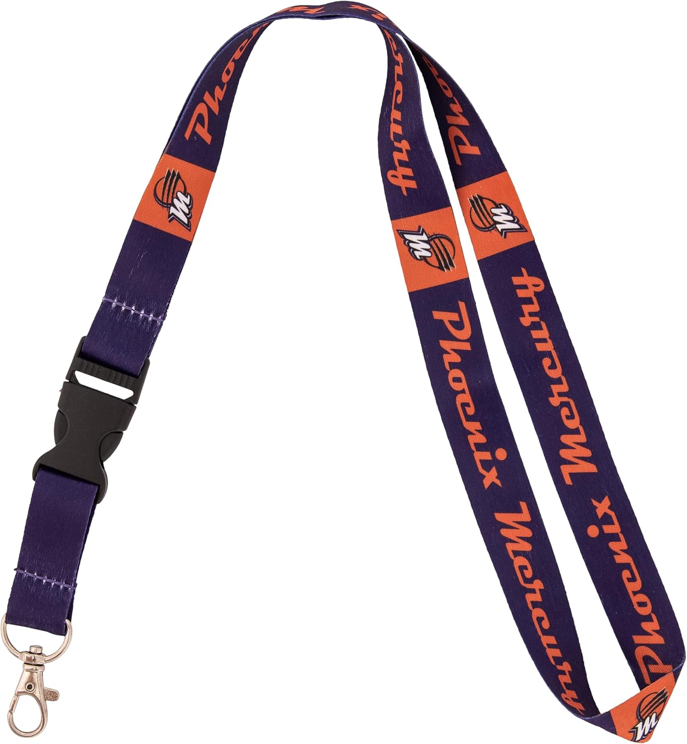 Desert Cactus Phoenix Mercury Lanyard Keychain Detachable WNBA Breakaway Snap Buckle Car Keys ID Badge Holder (Lanyard A)