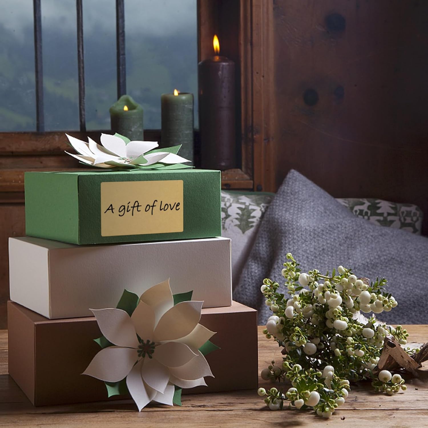 Hybsk 2x3 Inch 300pcs Kraft Paper Sticker Rectangle Blank Color Coding Labels for Office Organization Shipping Warehouse Labeling (Natural Kraft) - Image 5