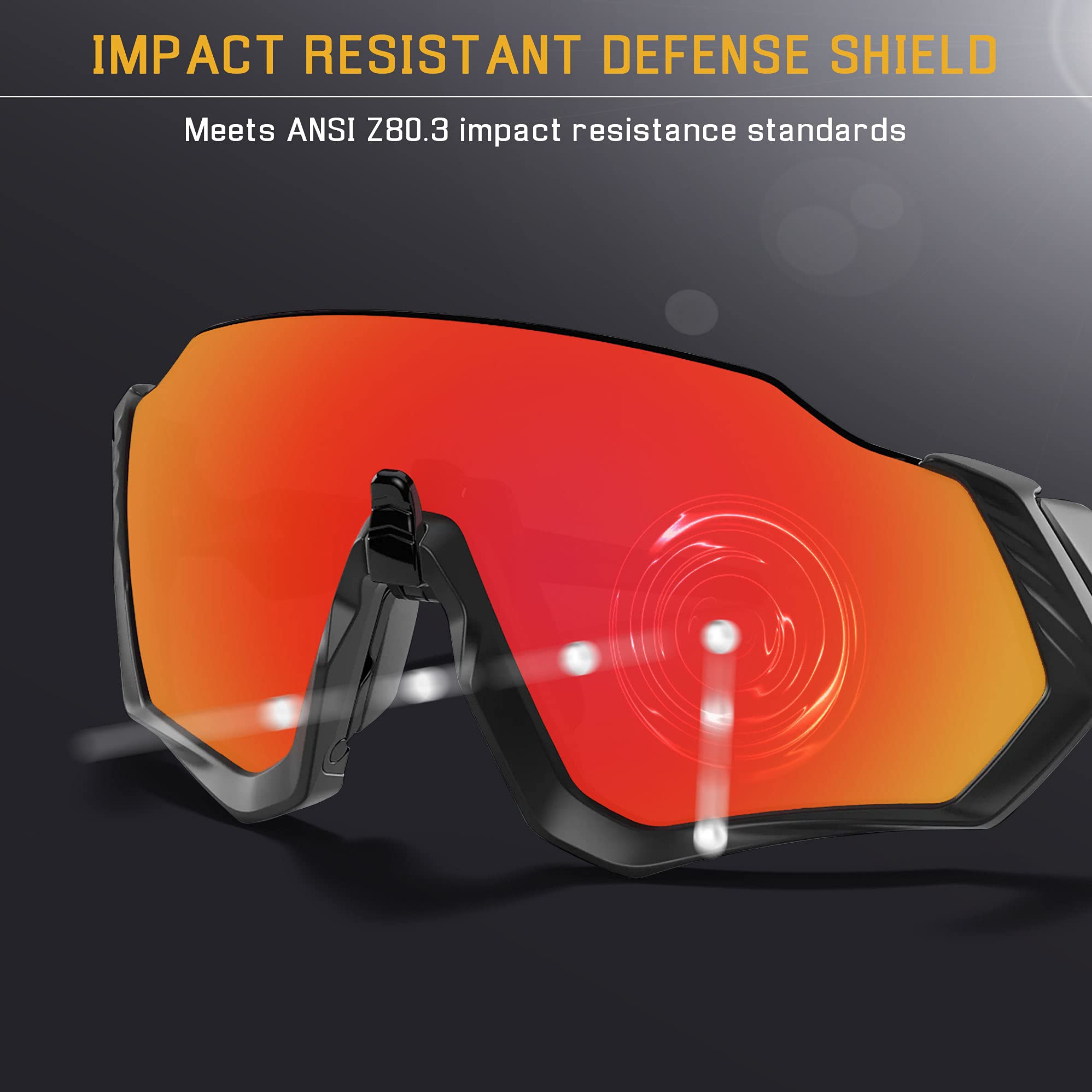 Bwake Verres de rechange pour lunettes de soleil Oakley Siphon OO9429 polarisés