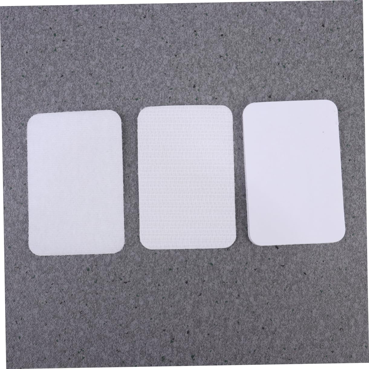 STOBOK 60pcs Rectangular Sofa Sticker Double-Sided Self-Adhesive Carpet Marker Decals for Living Room Bedroom Office Decor