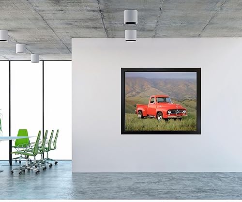 Miniatura 9 de Cuadro decorativo para pared de camioneta Ford 1955 F-100 Pick Up (16 x 20 pulgadas)