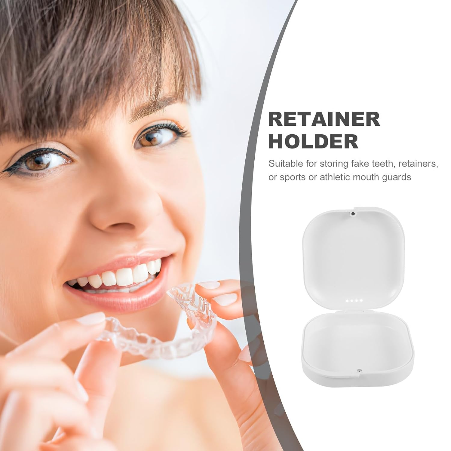 Magnetic Retainer Case Plastic Ventilated Storage Box for Travel