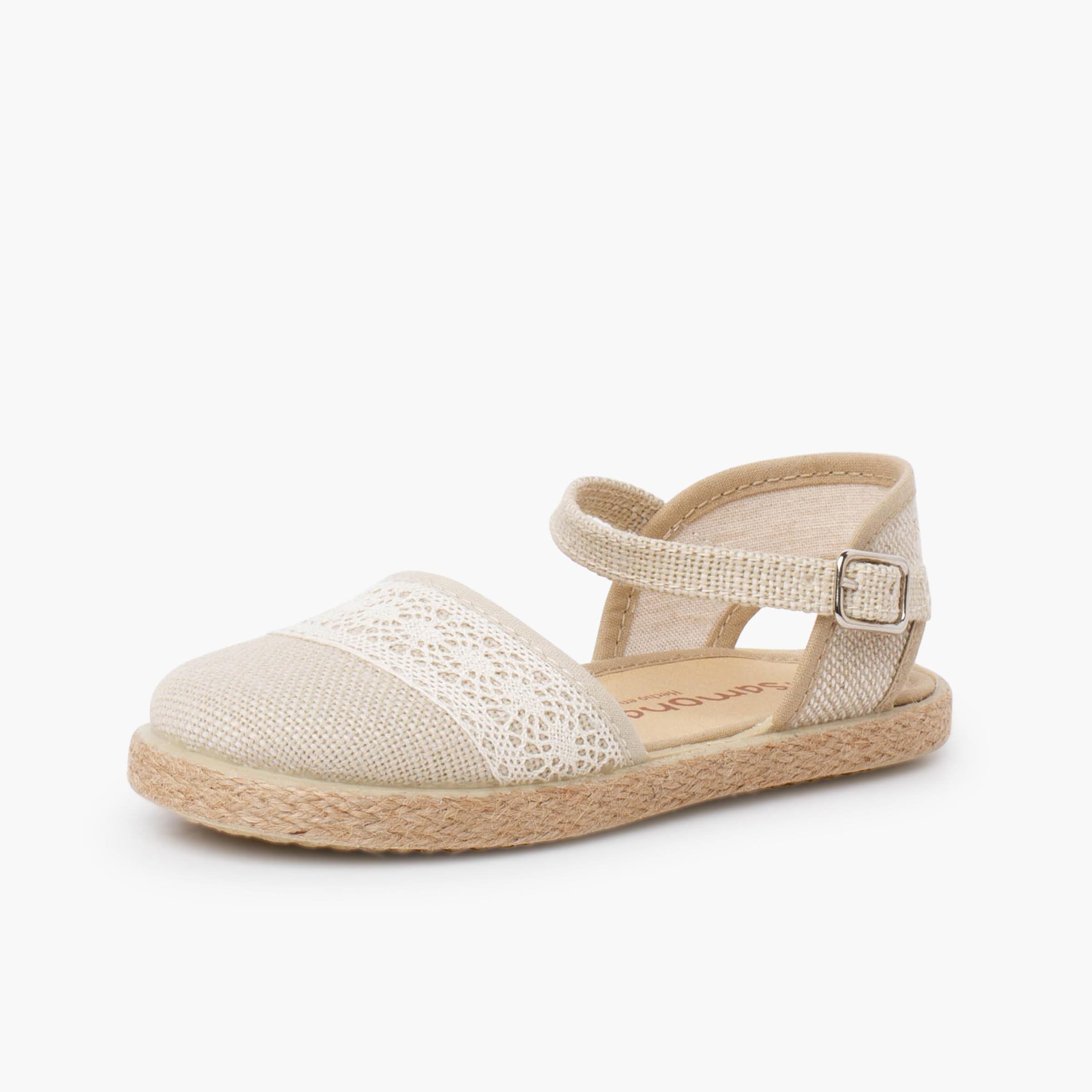 Pisamonas Espadrillas Cerimonia Lino Pizzo A Tombolo