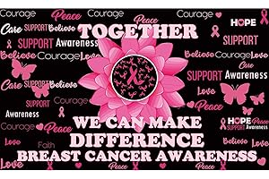 5.9 x 3.6ft Breast Cancer Awareness Photo Backdrop