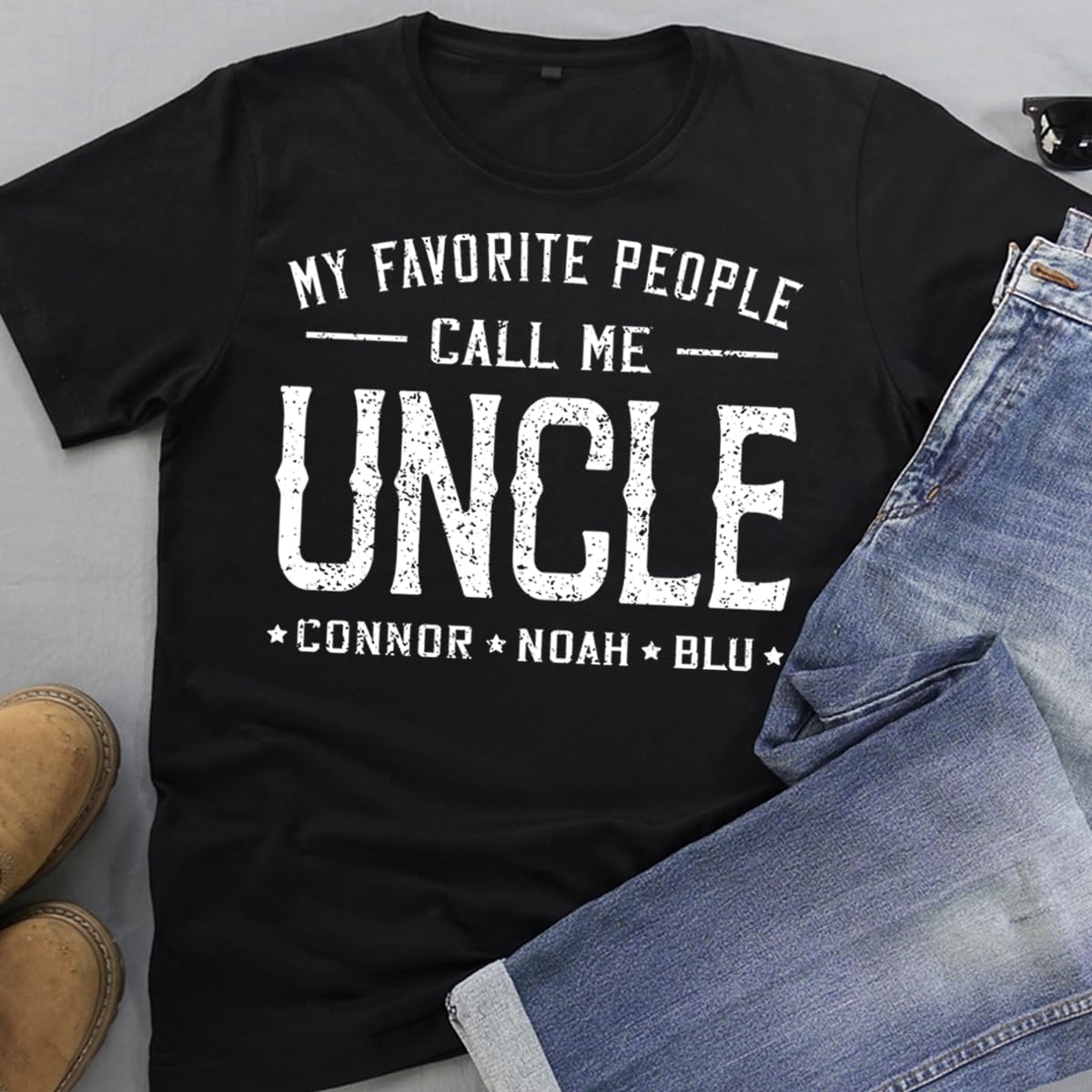 Personalized Uncle Shirt, Custom Uncle Shirts for Men, My Favorite People Call Me Uncle Shirt, Gifts for Father Day, Christmas, Birthday - Image 3