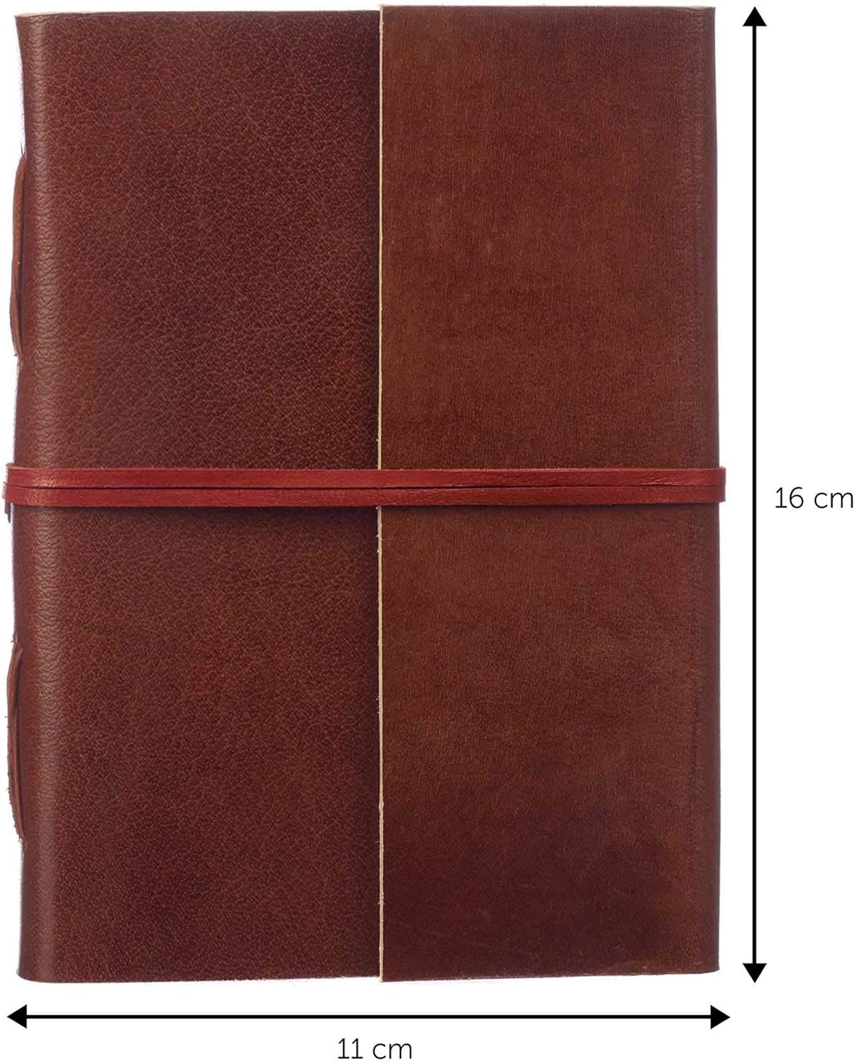 Paper High Leather Journal Notebook Medium Plain 110 x 165mm