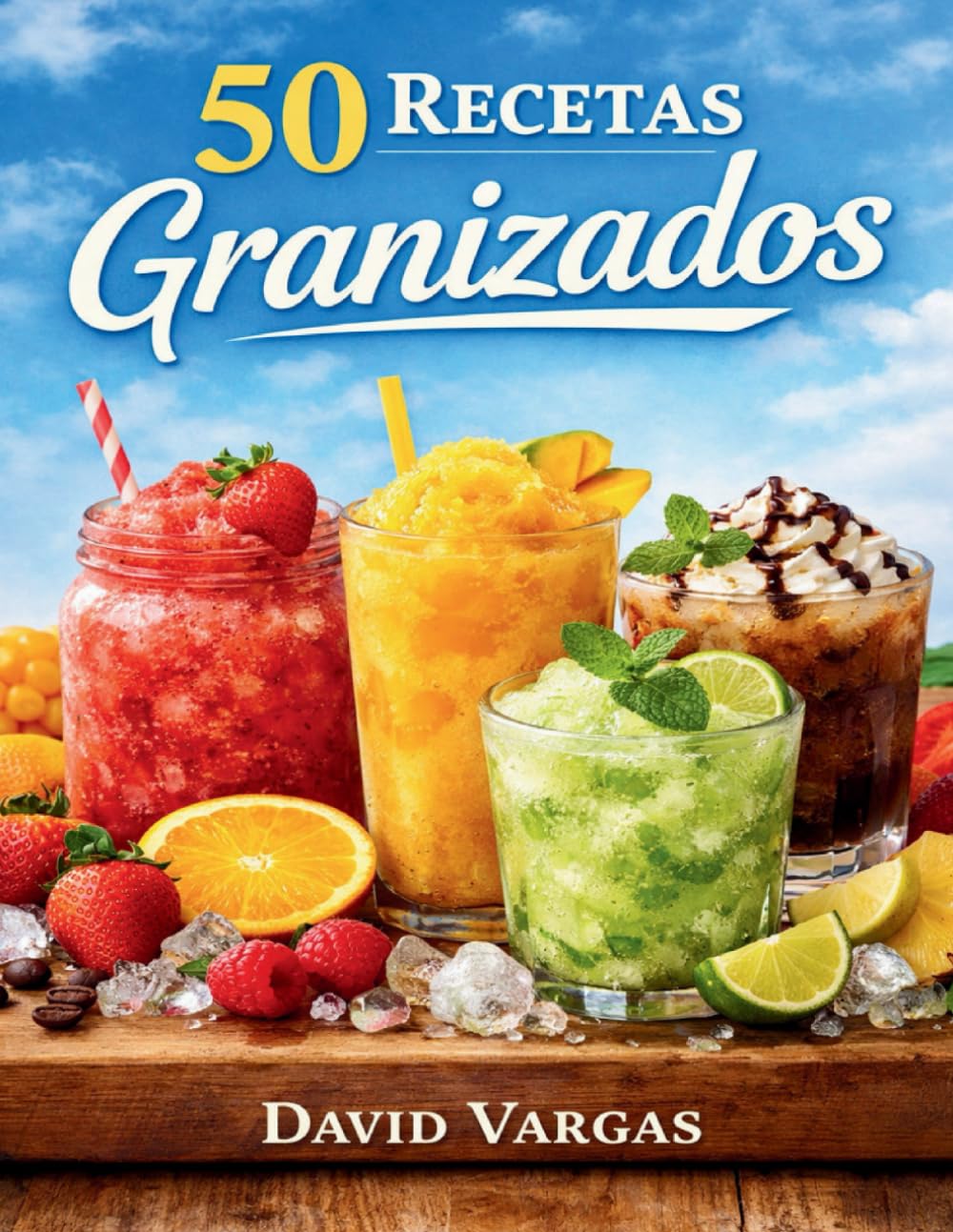 50 Recetas de Granizados Caseros Refrescantes: Bebidas heladas fáciles para disfrutar todo el verano