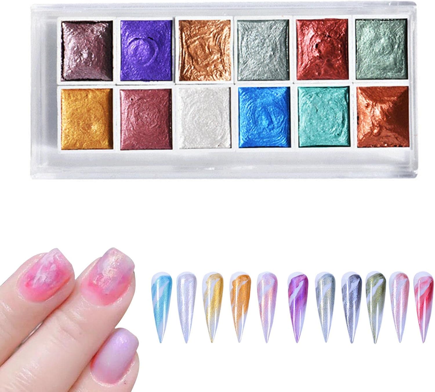 最安 3 Pcs 12色ネイルシマー水彩セット ソリッドグリッターネイルペイント ネイル水彩絵の具キラキラインク顔料ネイルパウダーdiyネイルアートデコレーション Seechio Correiodecarajas Com Br