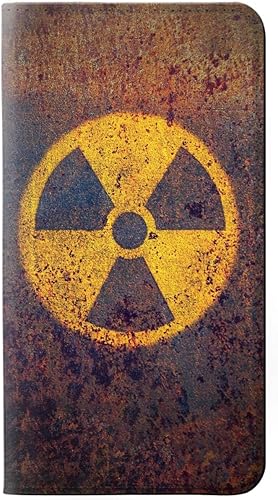 RW3892 Nuclear Hazard PU Leather Flip Case Cover for Samsung Galaxy A32 5G