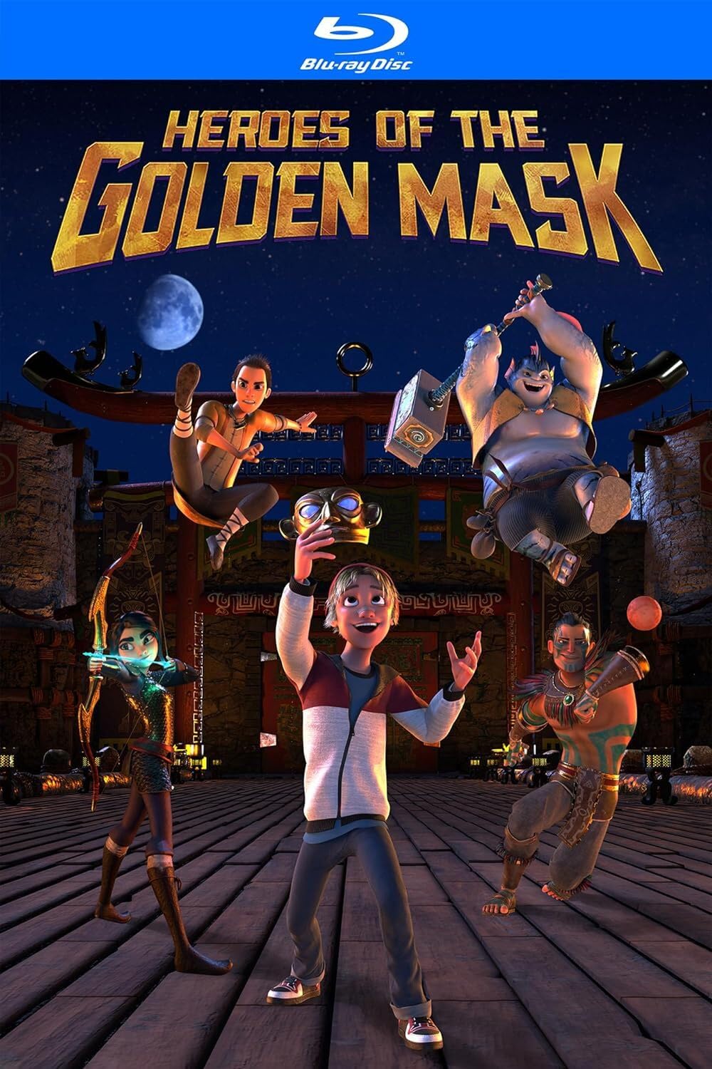 Heroes of the Golden Mask disco Blu-ray con animación de alta definición y edición norteamericana