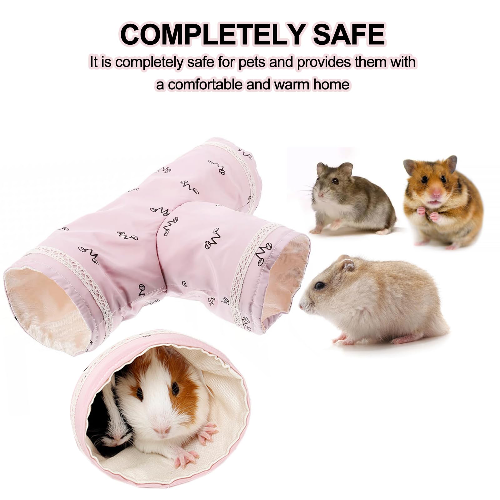 Cavia Rat Corner Tunnel, Kooi Accessoires Tube Hideaway Bed Hangmat Schuilplaats voor Cavia (Gele Ananas Cavia Rat Corner Tunnel, Kooi Accessoires Tube Hideaway Bed Hangmat Schuilplaats voor Cavia (Gele Ananas