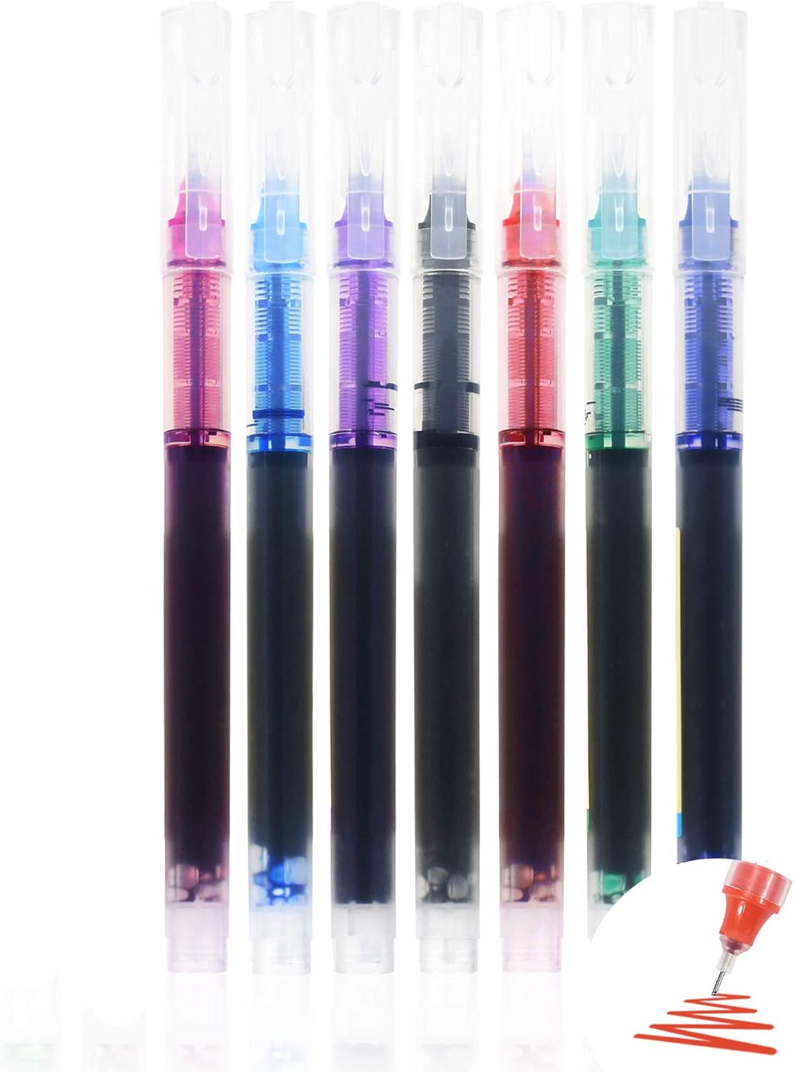 Seedrulia 7 Colored fine point Bible Pens, Ultra Fine Point