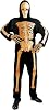 Mens Neon Skeleton 3D Costume Large UK 4244