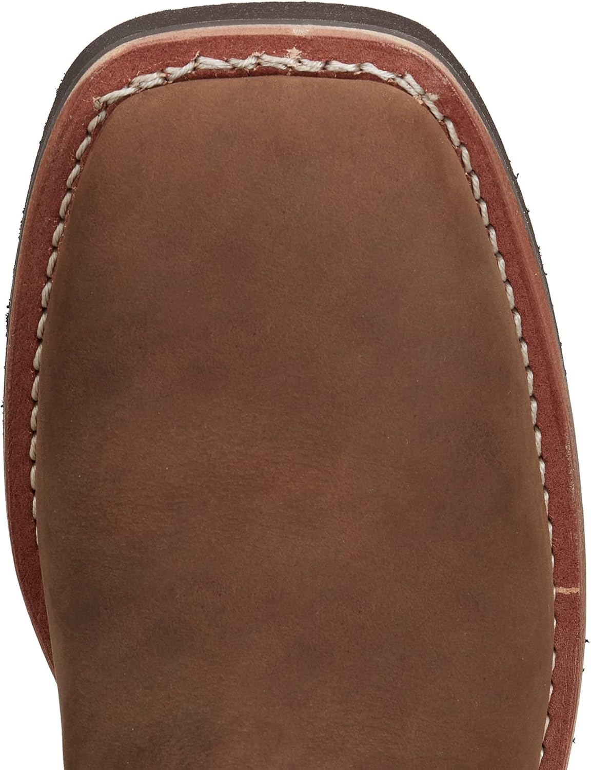 Justin Boots Men's Cottonwood Hickory Brown Square Toe 17in Tall Snake Boot