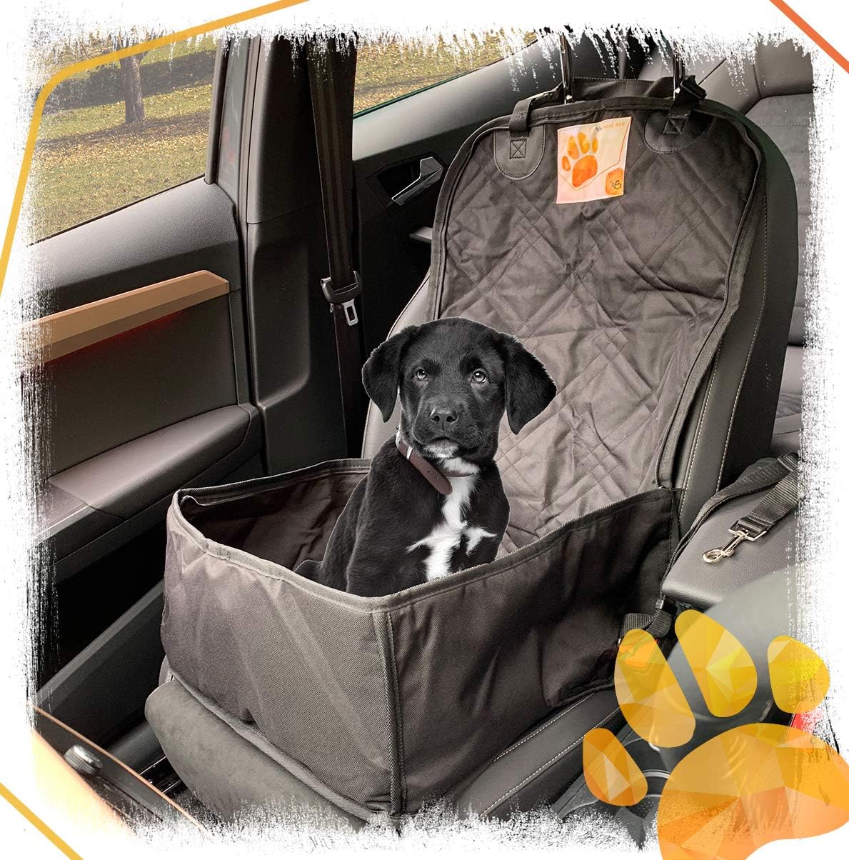 Go rilla Car Seat Cover, Waterproof Blanket for Car Non-Slip & Easy Care