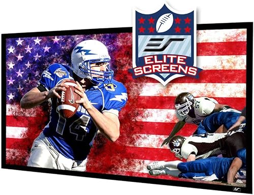 Miniatura 14 de Elite Screens Sable Frame - Pantalla de proyector de marco fijo de 138 pulgadas, montaje en pared, 8K/4K UHD, certificado ISF CineWhite, para cine