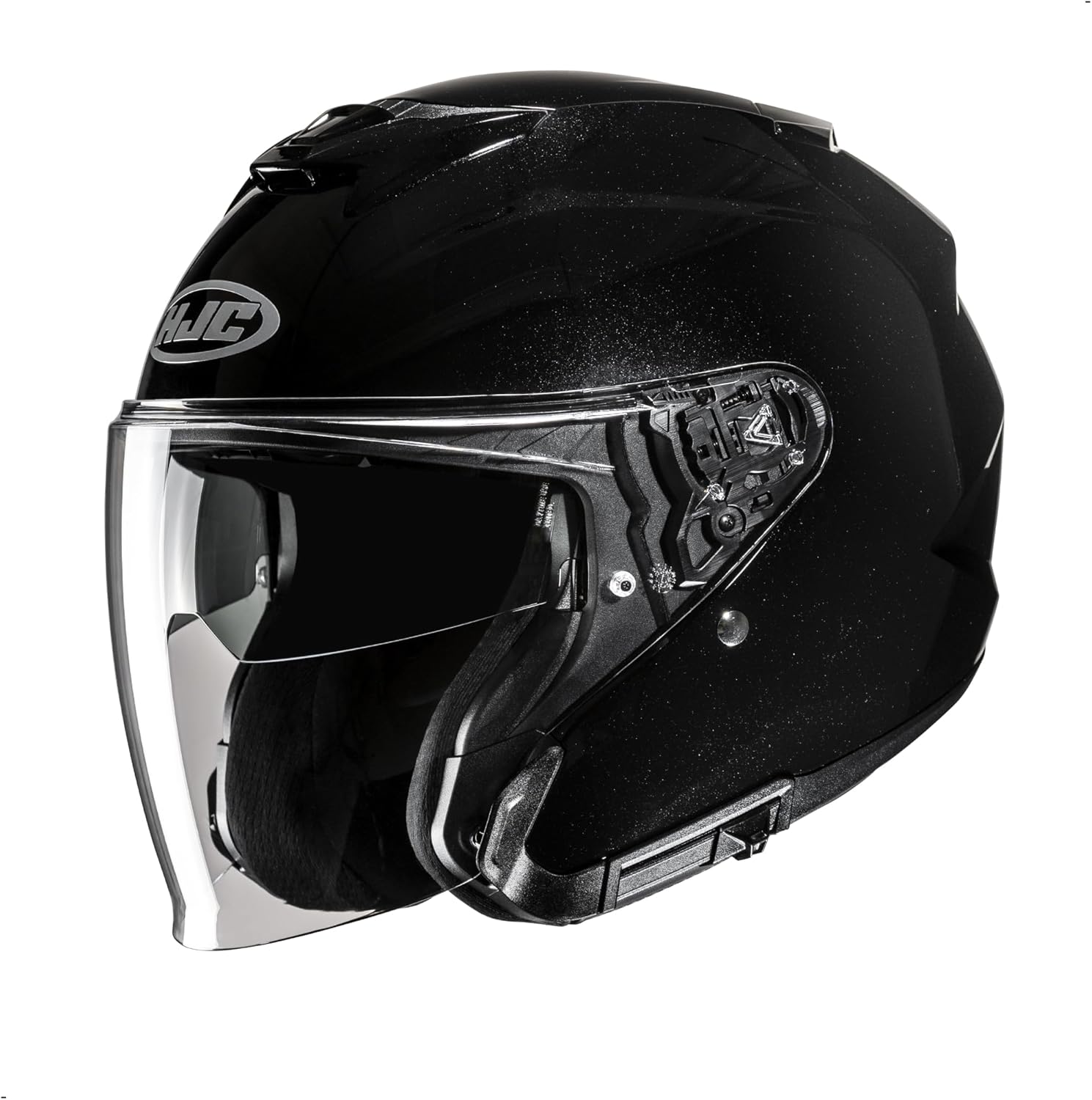 HJC i31 Solid Open Face Motorcycle Helmet, DOT Approved (Semi Flat Black, XX-Large)
