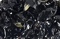 Vista 1 de Fantasia Materiales: 1 libra de piedras en bruto de obsidiana negra de México - Vidrio de volcán natural crudo