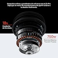 Vista 6 de Segway Ninebot E2 Plus II/E2 Pro/E3 Pro Electric Scooter, 15.5–20 MPH, Long Range, Dual Elastomer Suspension (E3 Pro only), Foldable Adult Scooter