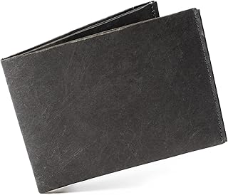 Portfel RFID na 12 kart, banknotów i monet, w 100% wegański, wodoszczelny, stabilny i odporny na rozerwanie, unisex, Kolor: wielokolorow, s, Just Black