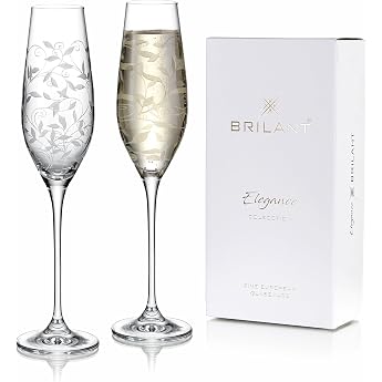 Vision Champagne Glasses Set Modern Champagne Glasses Set 2 x 190