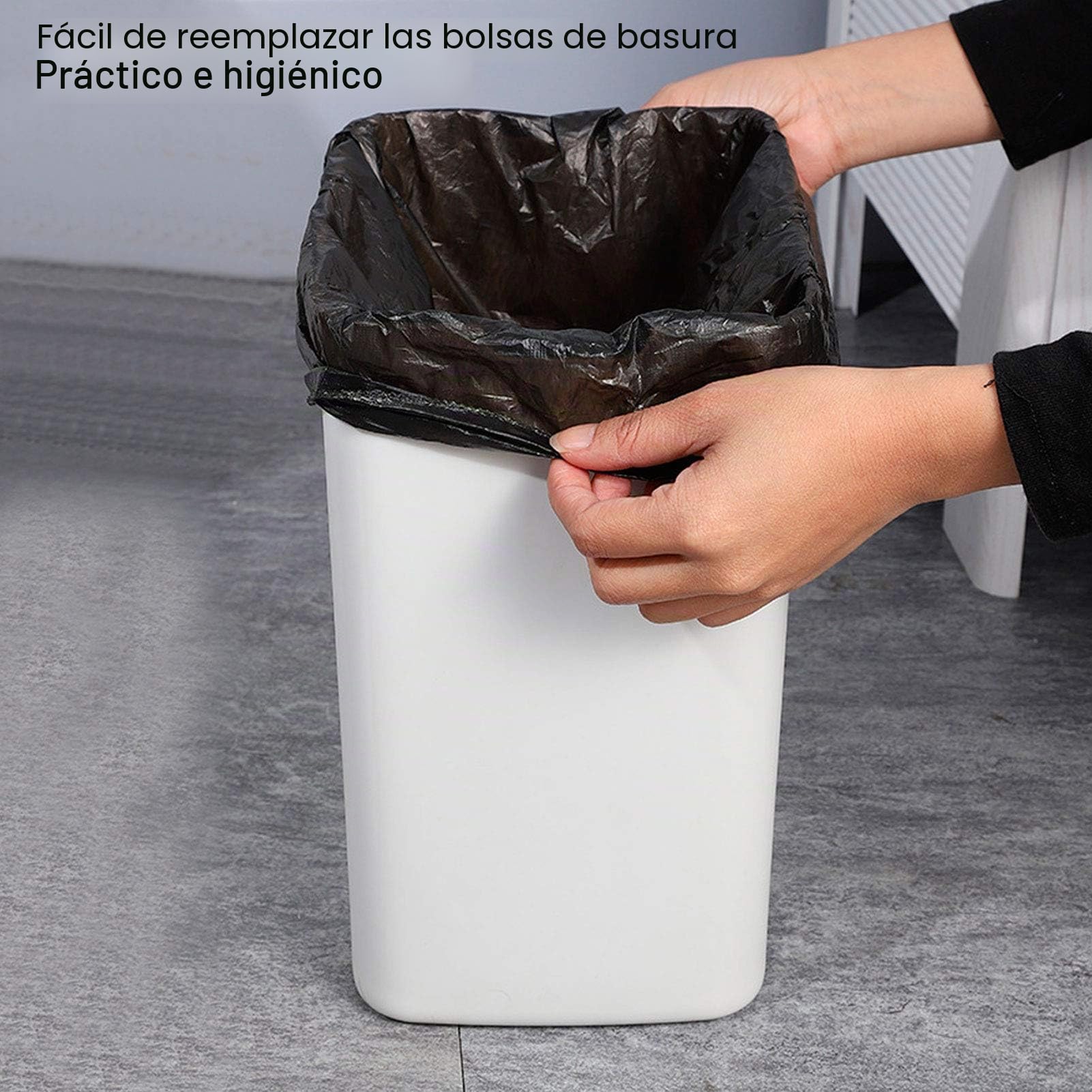 Cubo de basura inteligente para cocina automático cubo de basura inteligente con sensor de infrarrojos cesta de 14 litros cocina de gran capacidad para el hogar