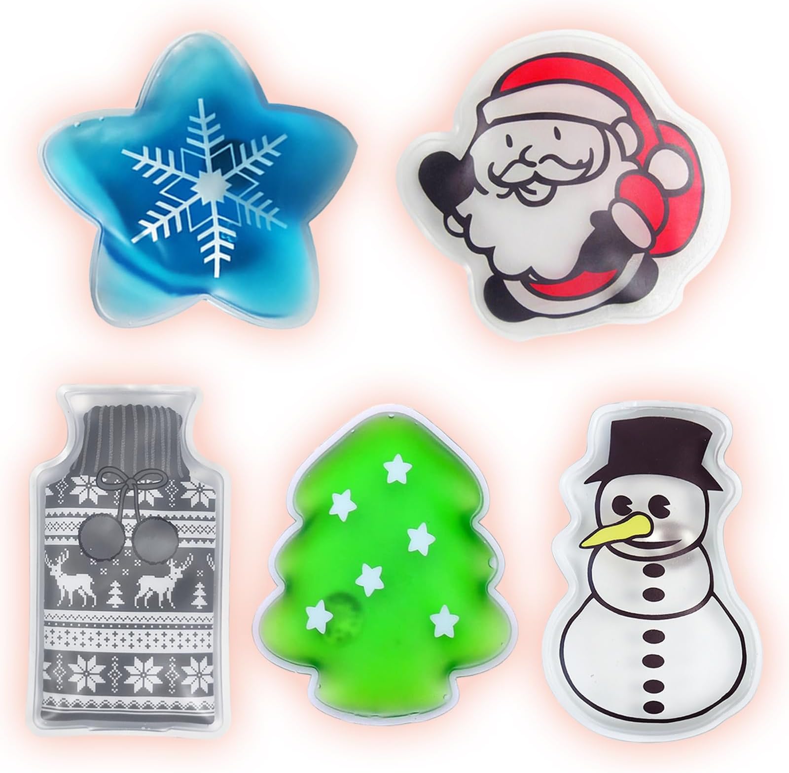 Hand Warmers Pocket Warmers Children, Set of 5 Hand Warmers, Kink Pocket Warmers, Christmas Hand Warmers, Hand Warmers for Women, Warm Hand Warmers, Pocket Warmer Sets, Finger Warmers, Against Cold